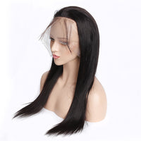 Brazilian Straight 13x4 Lace Front Wigs Pre Plucked Hairline with Baby Hair 100% Human Hair