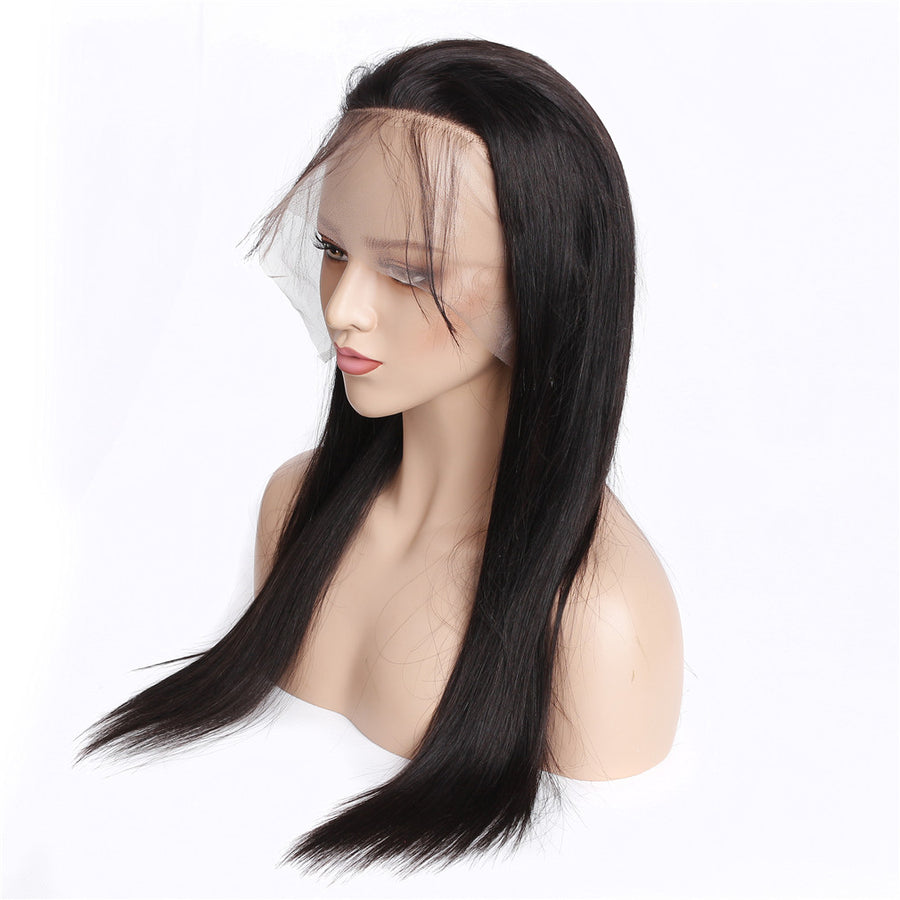 Brazilian Straight 13x4 Lace Front Wigs Pre Plucked Hairline with Baby Hair 100% Human Hair