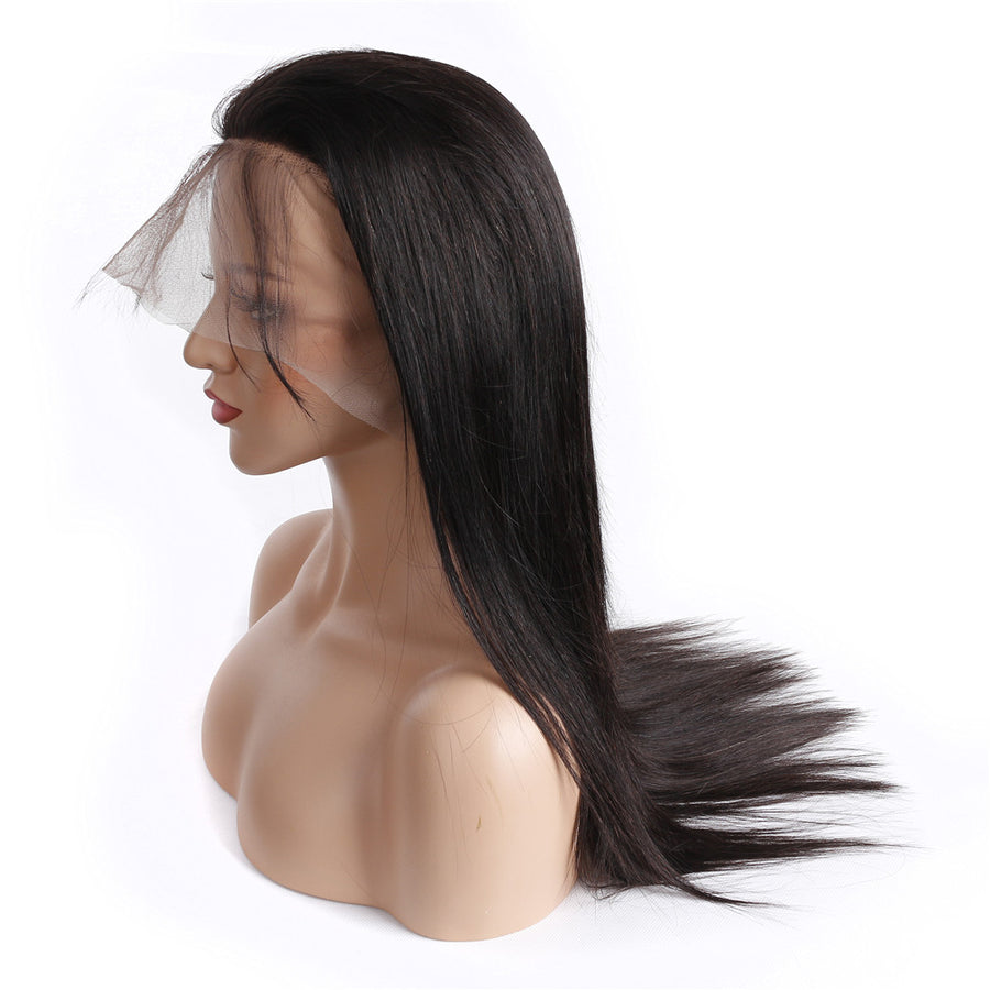 13×4 Lace Front Wigs Straight Nature Black Wigs