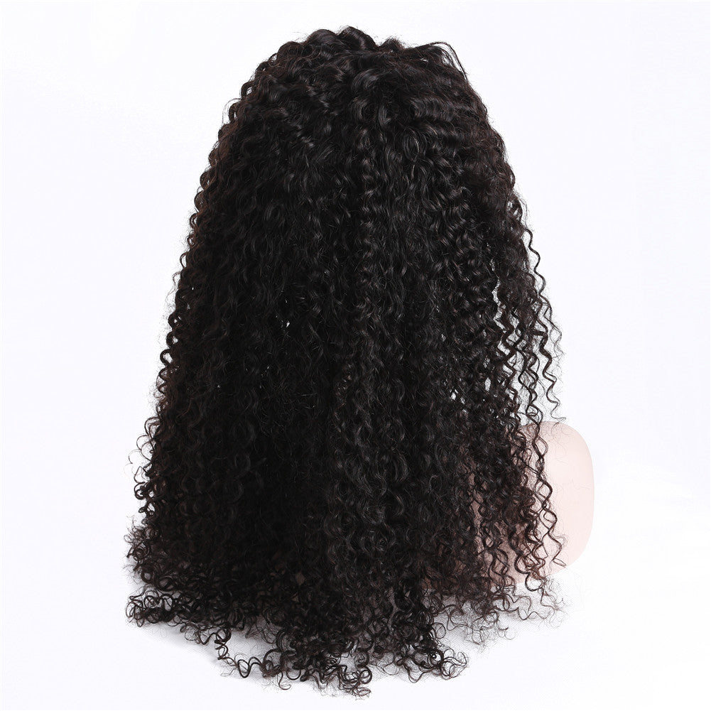 HC Hair Kinky Curly Lace Front Wig 13x4 Hand Tied