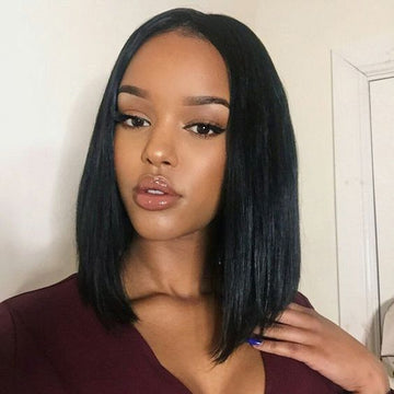 13x6 Lace Front  Straight BOB Wig With Baby Hair