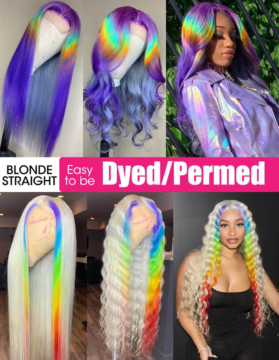 13x6 613 blonde lace front wig human hair - Bangsontarget