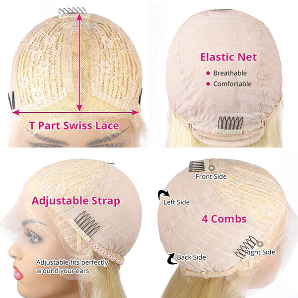 5*1 Natural Color Bob Wig  And 13*4 613 Bob Wig