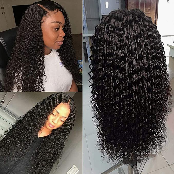 HC hair Deep Wave Wig 13x6 Lace Front Human Hair Wigs