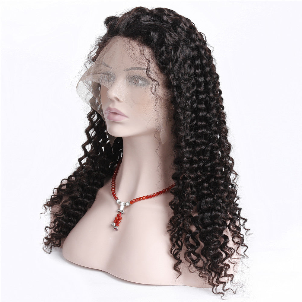 HC hair Deep Wave Wig 13x6 Lace Front Human Hair Wigs