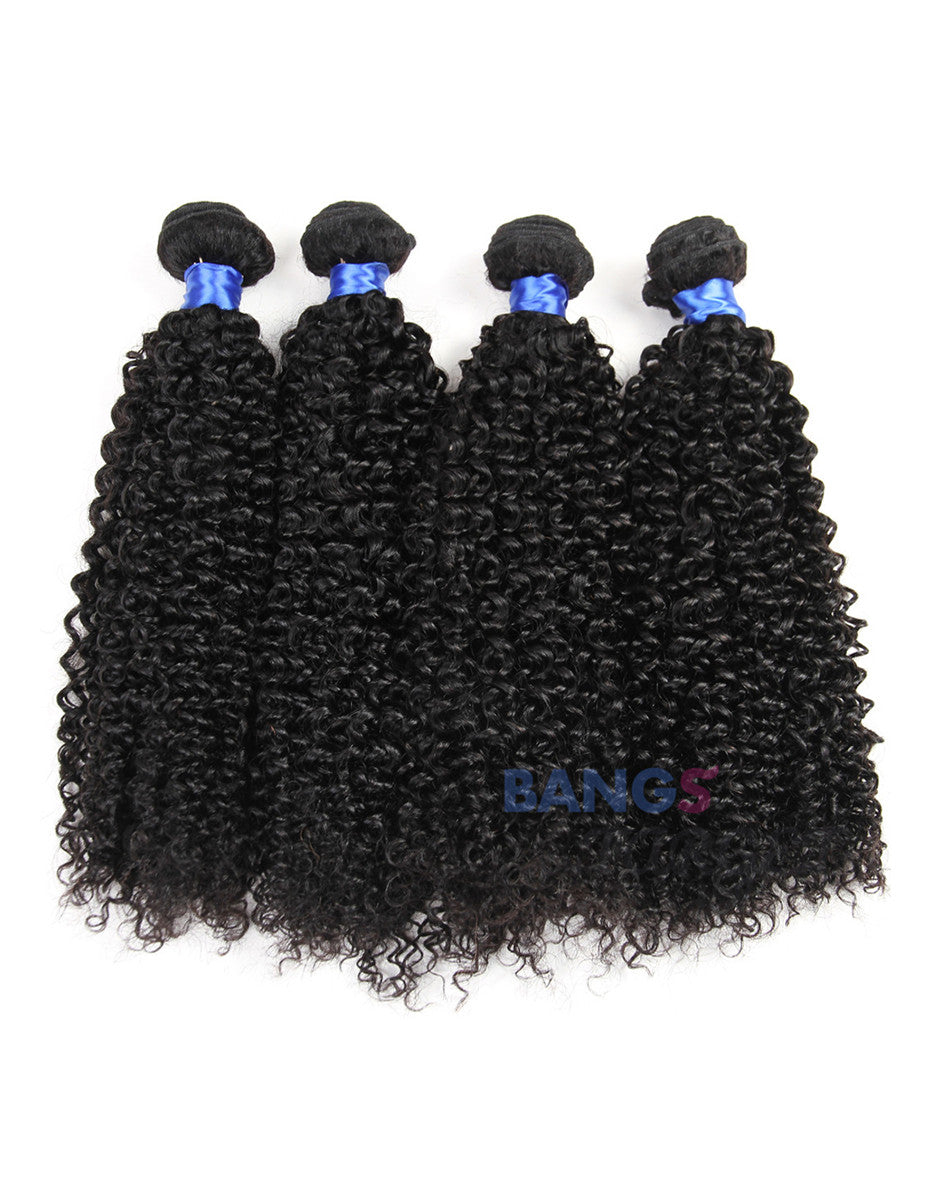 4 Bundles With Frontal-Kinky Curly - Bangsontarget