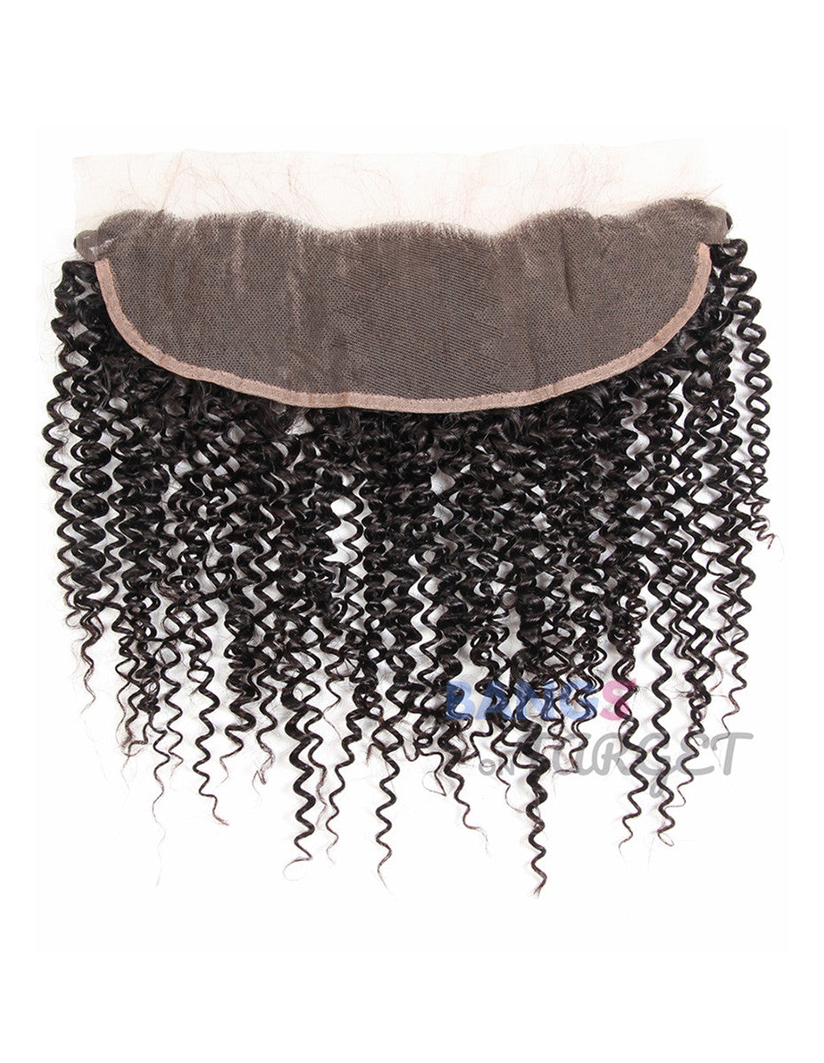 4 Bundles With Frontal-Kinky Curly - Bangsontarget
