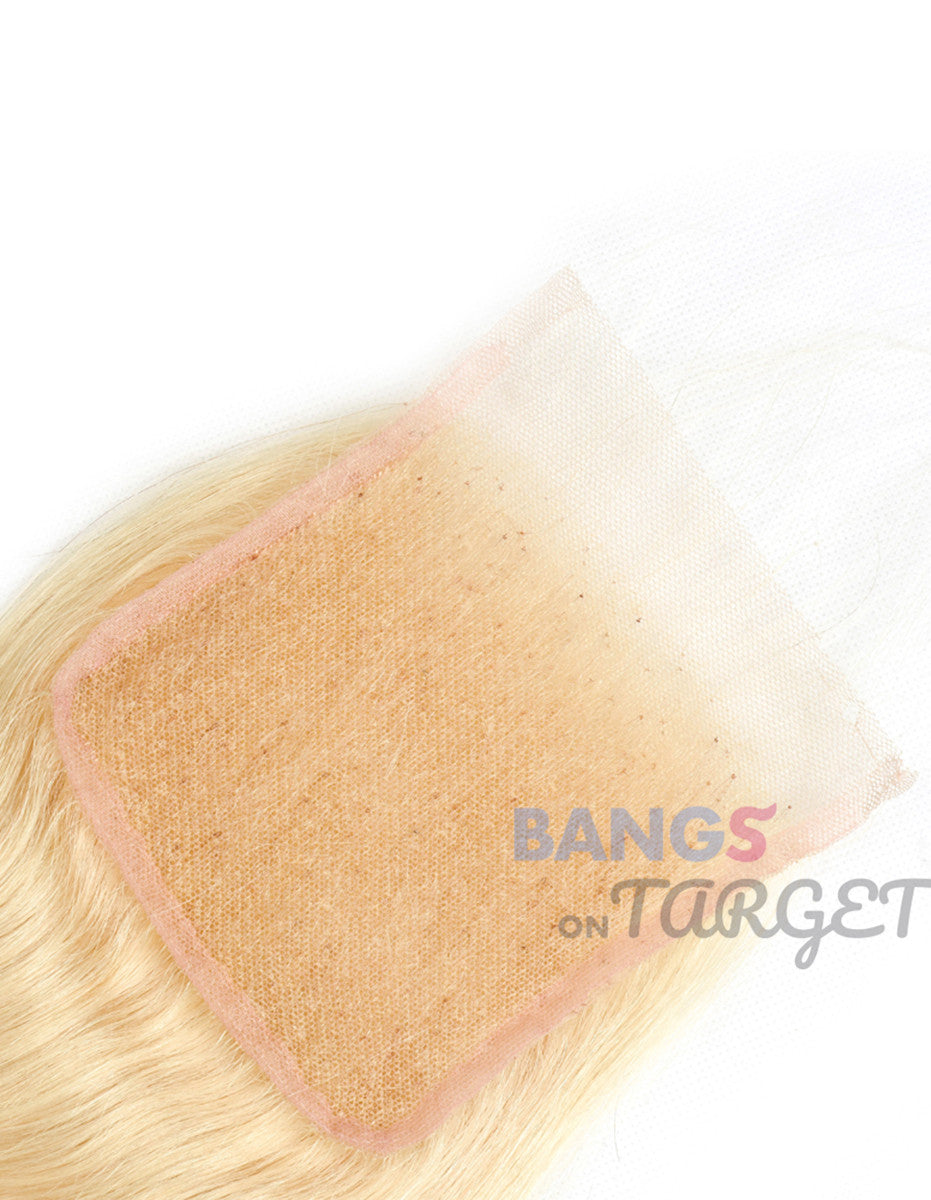 #613 Hair 3 Bundles With Closure-Straight - Bangsontarget