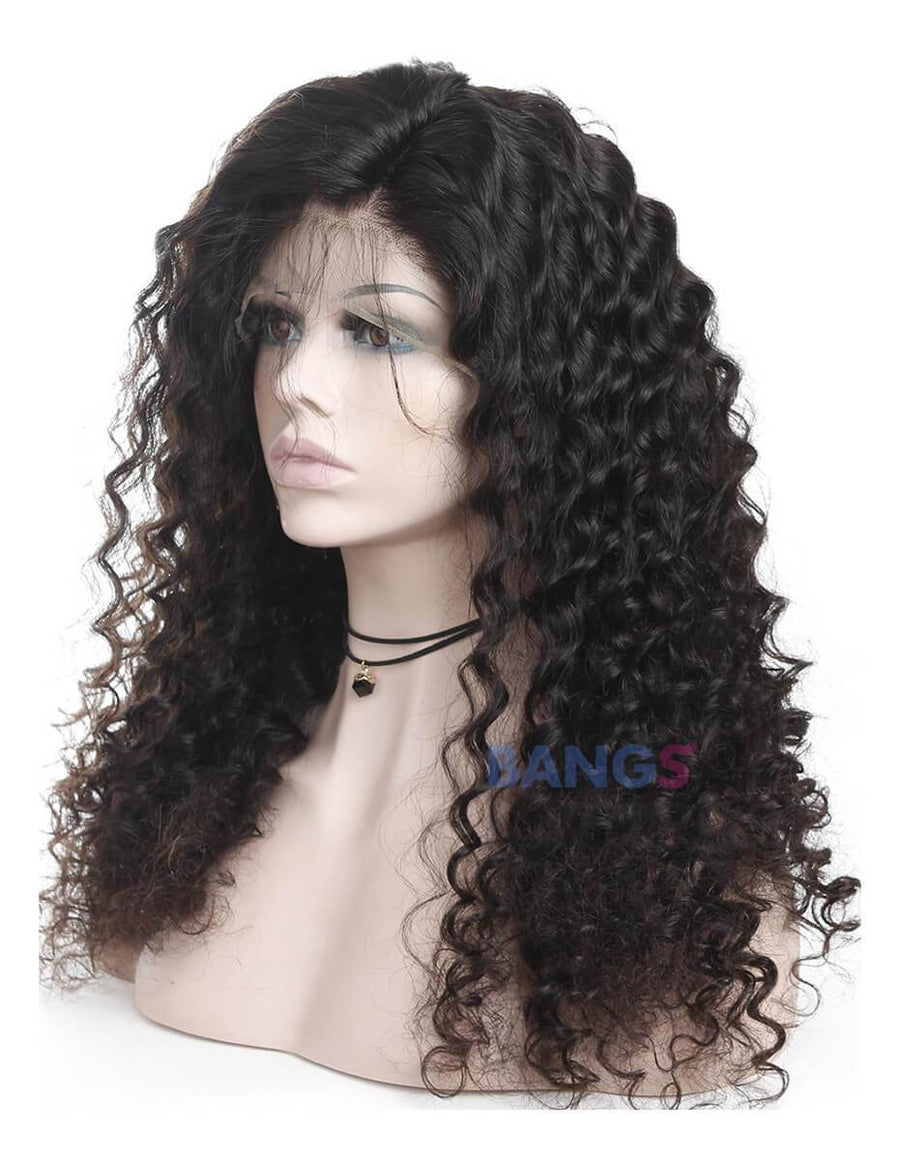 Transparent 13x6 Lace Frontal Wigs Deep Wave - Bangsontarget