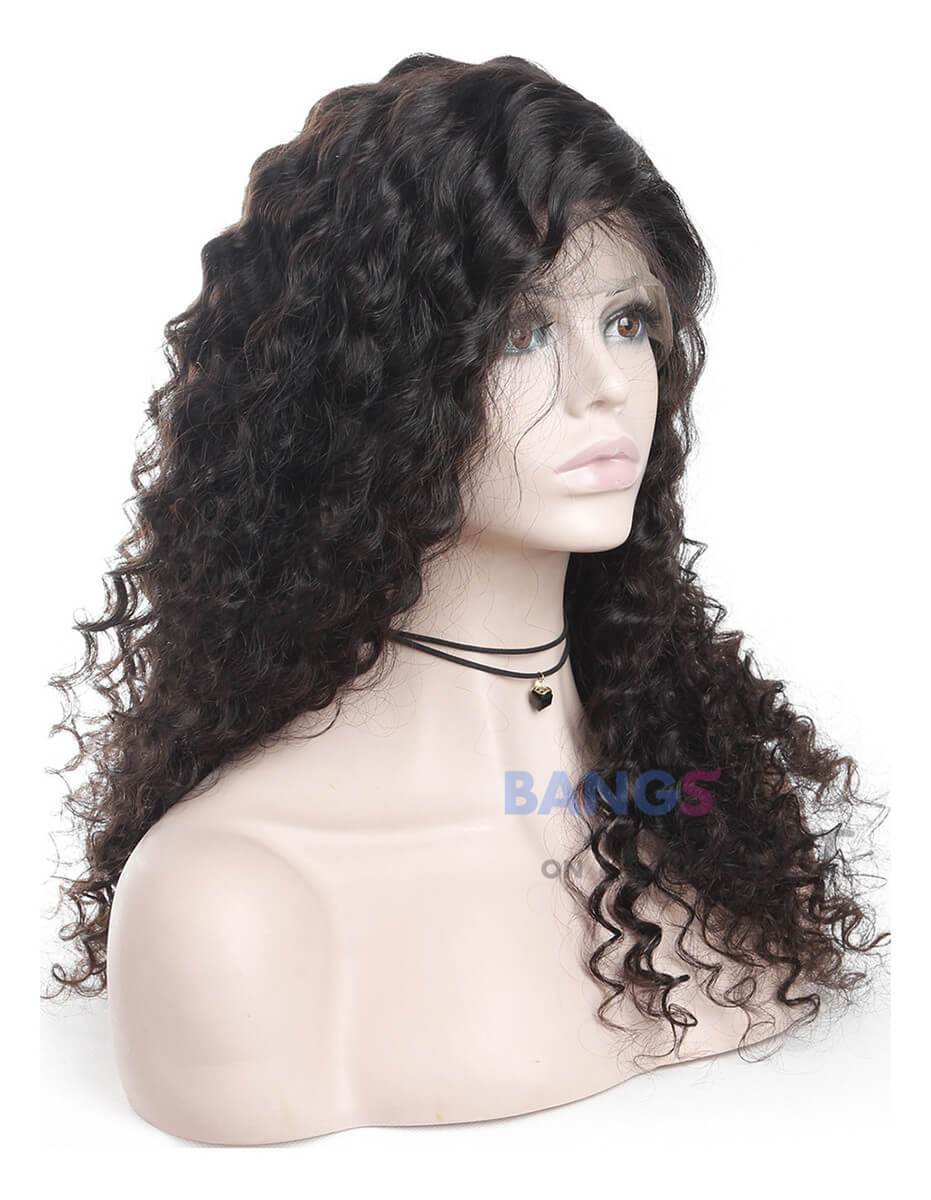 Transparent 13x6 Lace Frontal Wigs Deep Wave - Bangsontarget