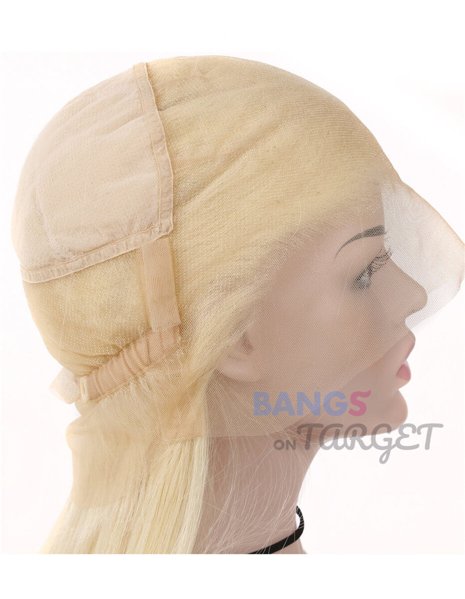 13x4 Lace Wigs 613 blonde Straight Human Hair With Baby Hair Malaysian Virgin Hair - Bangsontarget