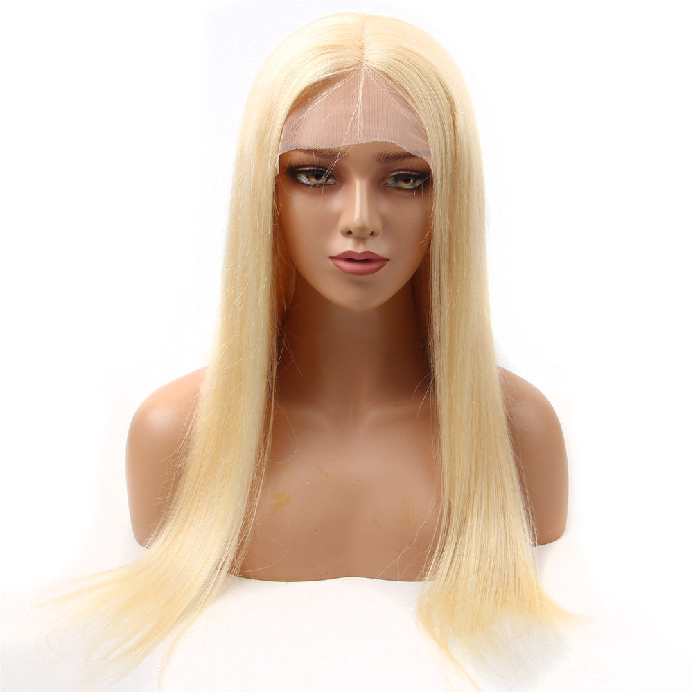 613 Lace Front Straight  Human Hair Wigs 150% density