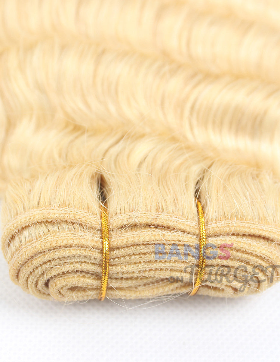 #613 Hair 3 Bundles With Closure-Deep Wave - Bangsontarget