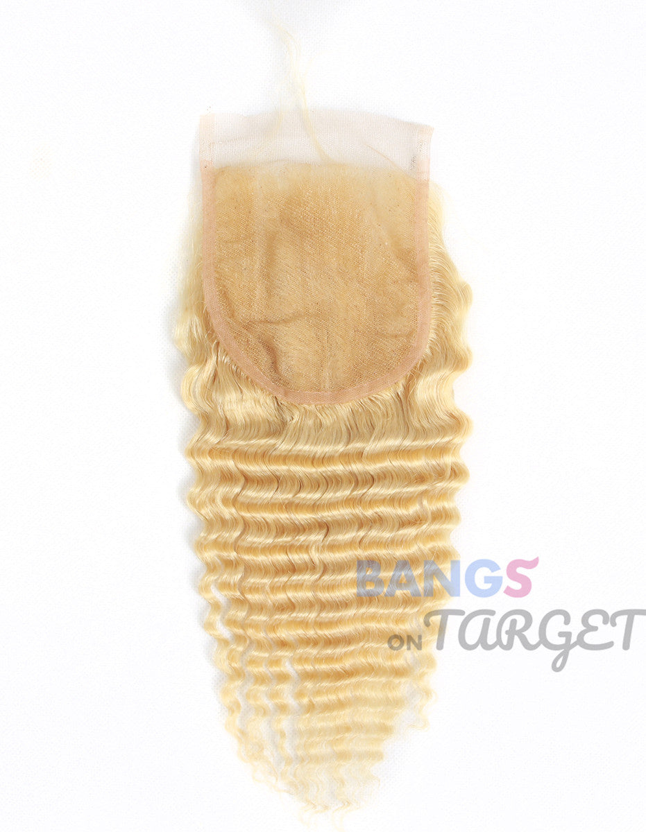 #613 Hair 3 Bundles With Closure-Deep Wave - Bangsontarget