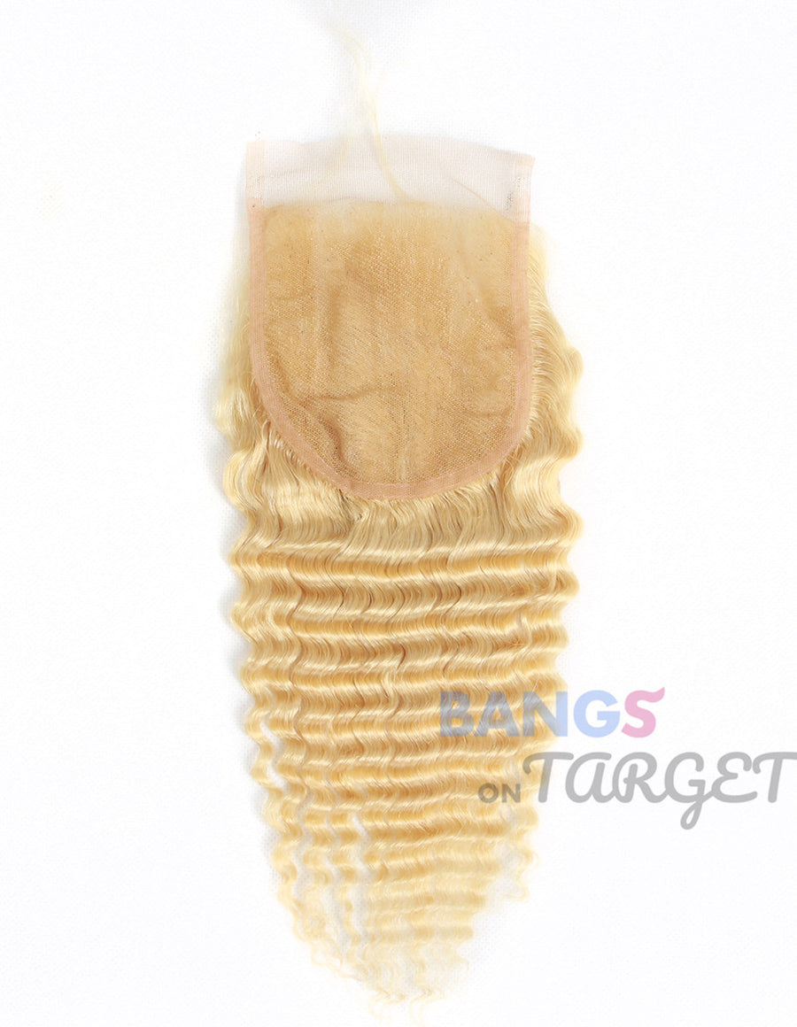 #613 Hair 3 Bundles With Closure-Deep Wave - Bangsontarget