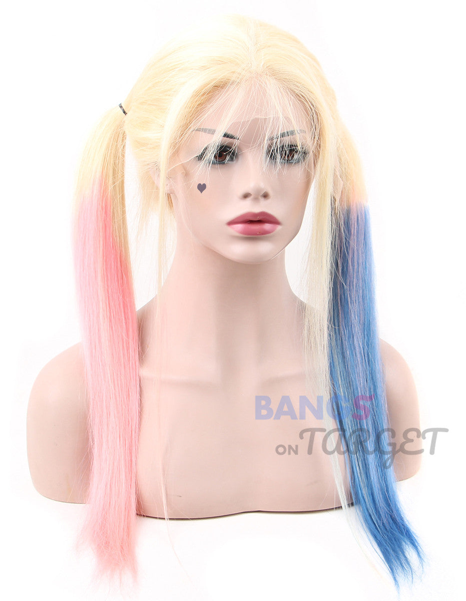 Cosplay Lace Front Wigs Human Hair - Bangsontarget