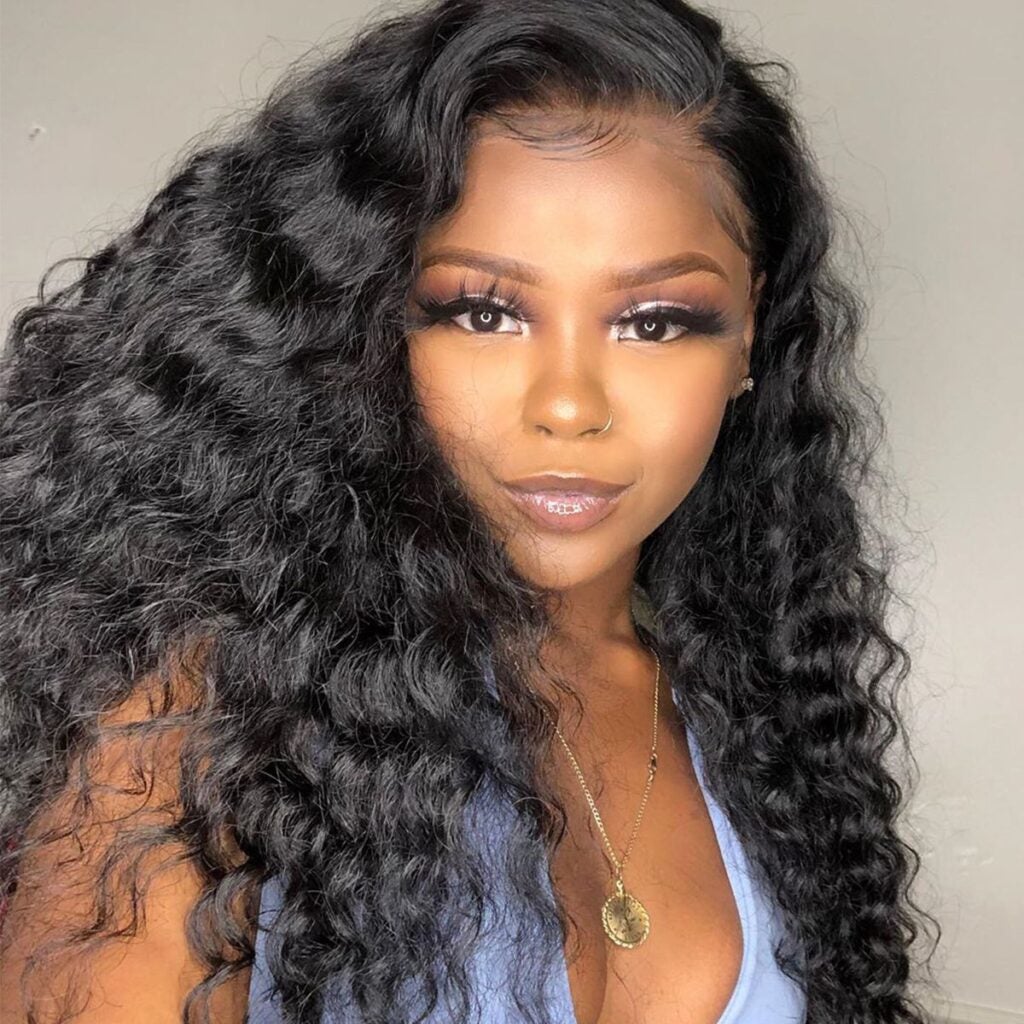 Water Wave Lace Front Wig Human Hair 13*4 - Bangsontarget