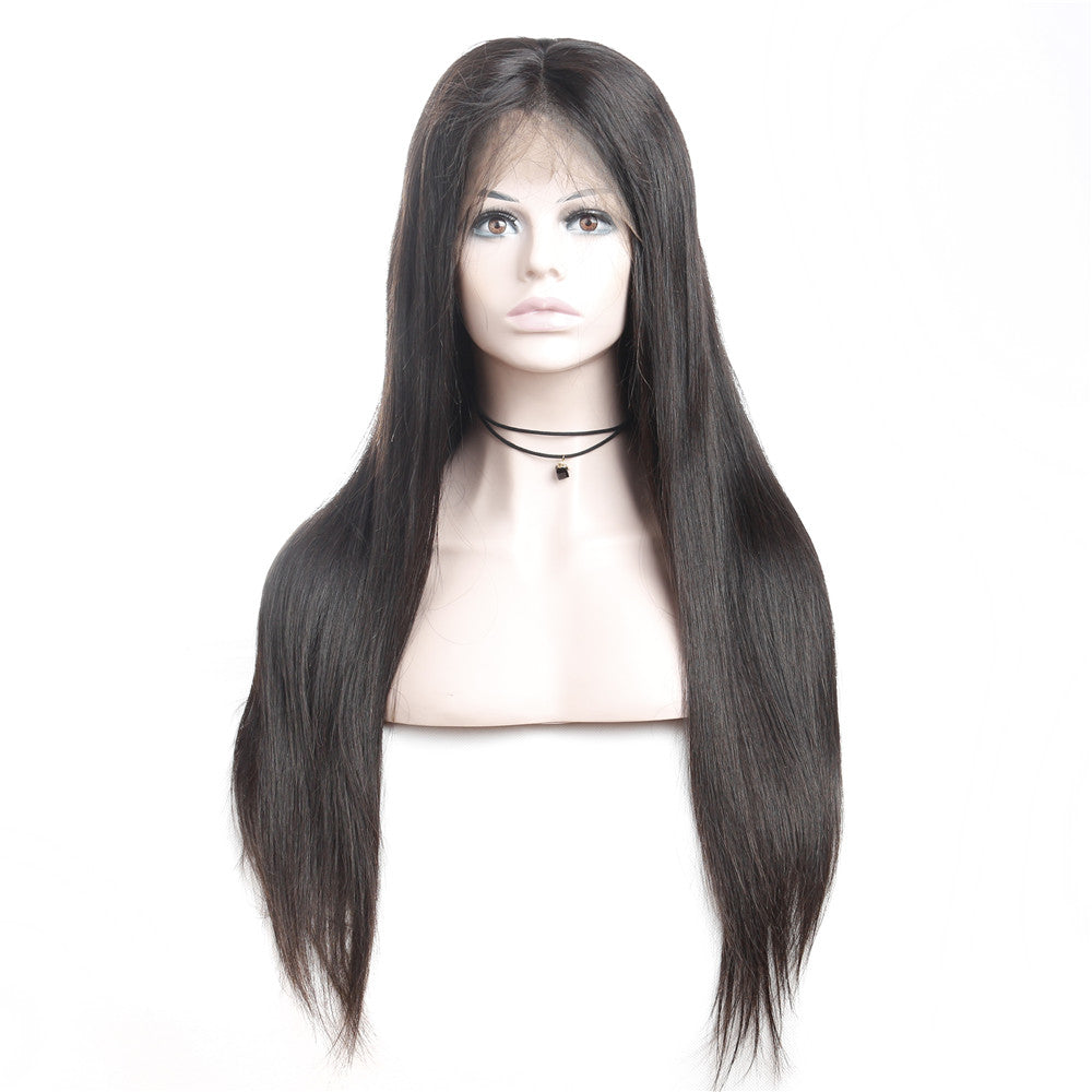 Brazilian Straight 13x4 Lace Front Wigs Pre Plucked Hairline with Baby Hair 100% Human Hair