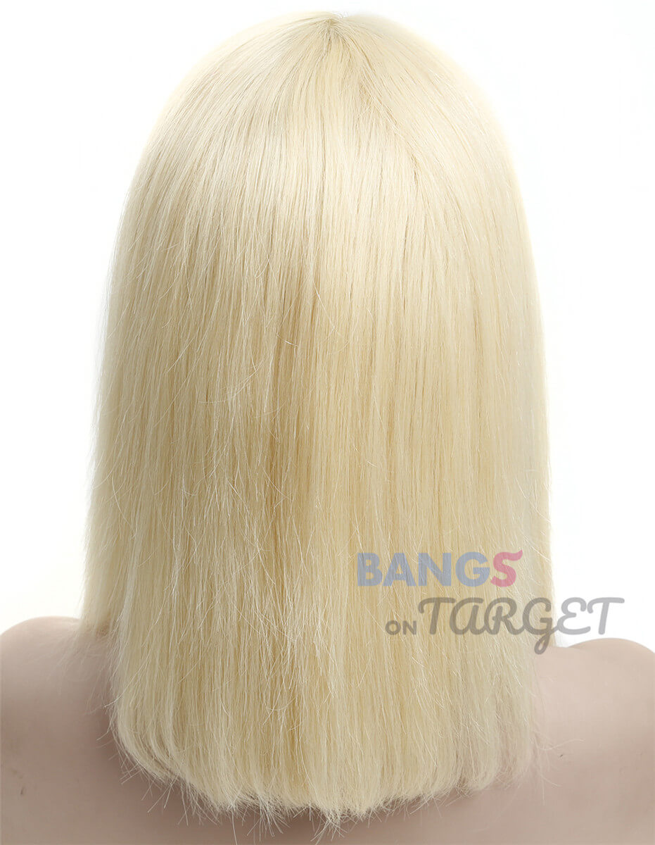 Brazilian Virgin Hair 613 Blonde Short BOB 13x6 Lace Front Wigs - Bangsontarget