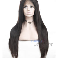 Silky Straight 13x6 Lace Frontal Wigs - Bangsontarget