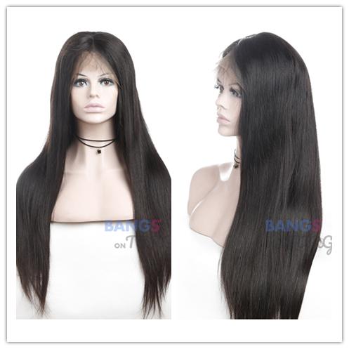 Peruvian Virgin Hair 13x6 Lace Front Human Hair Wigs Straight - Bangsontarget