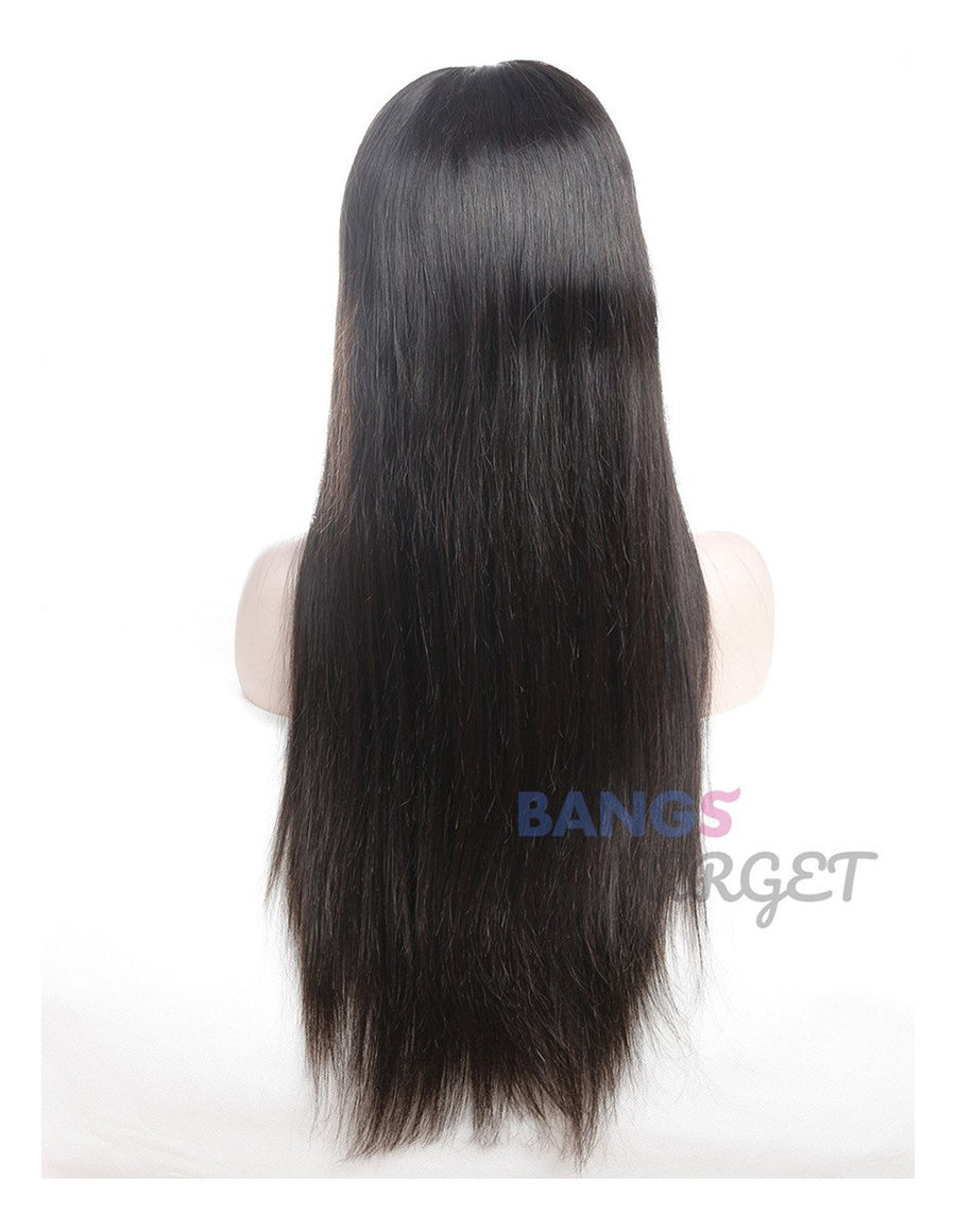 Indian Virgin Hair 13x6 Lace Front Human Hair Wigs Straight Density150% - Bangsontarget