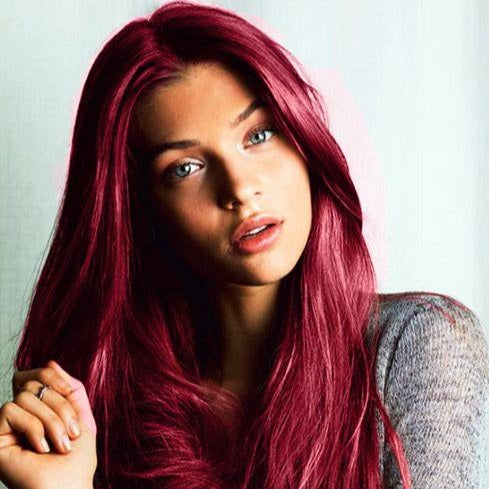 burgundy 99J Lace Front Straight Wig Brazilian Virgin Human Hair - Bangsontarget
