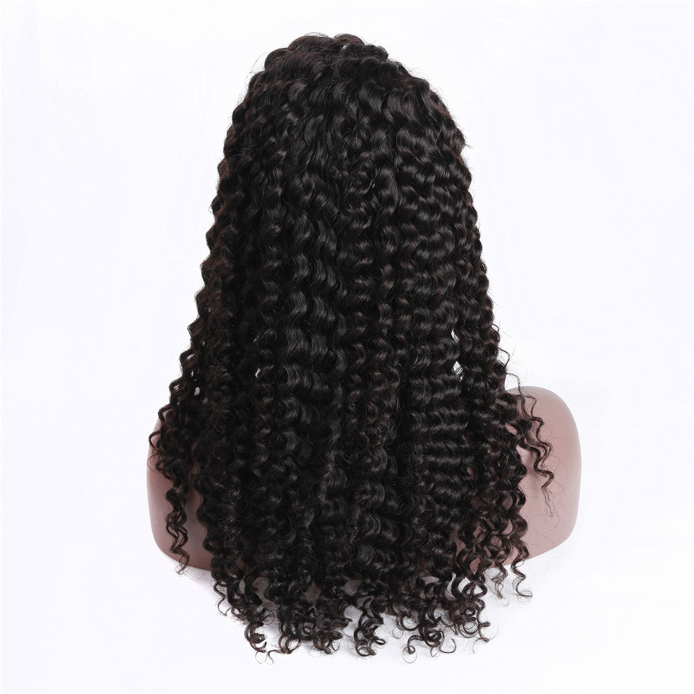 HC hair Deep Wave Wig 13x6 Lace Front Human Hair Wigs