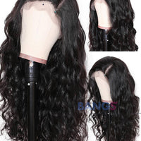 Indian Virgin Hair 13X6 Lace Front Human Hair Wigs Body Wave - Bangsontarget