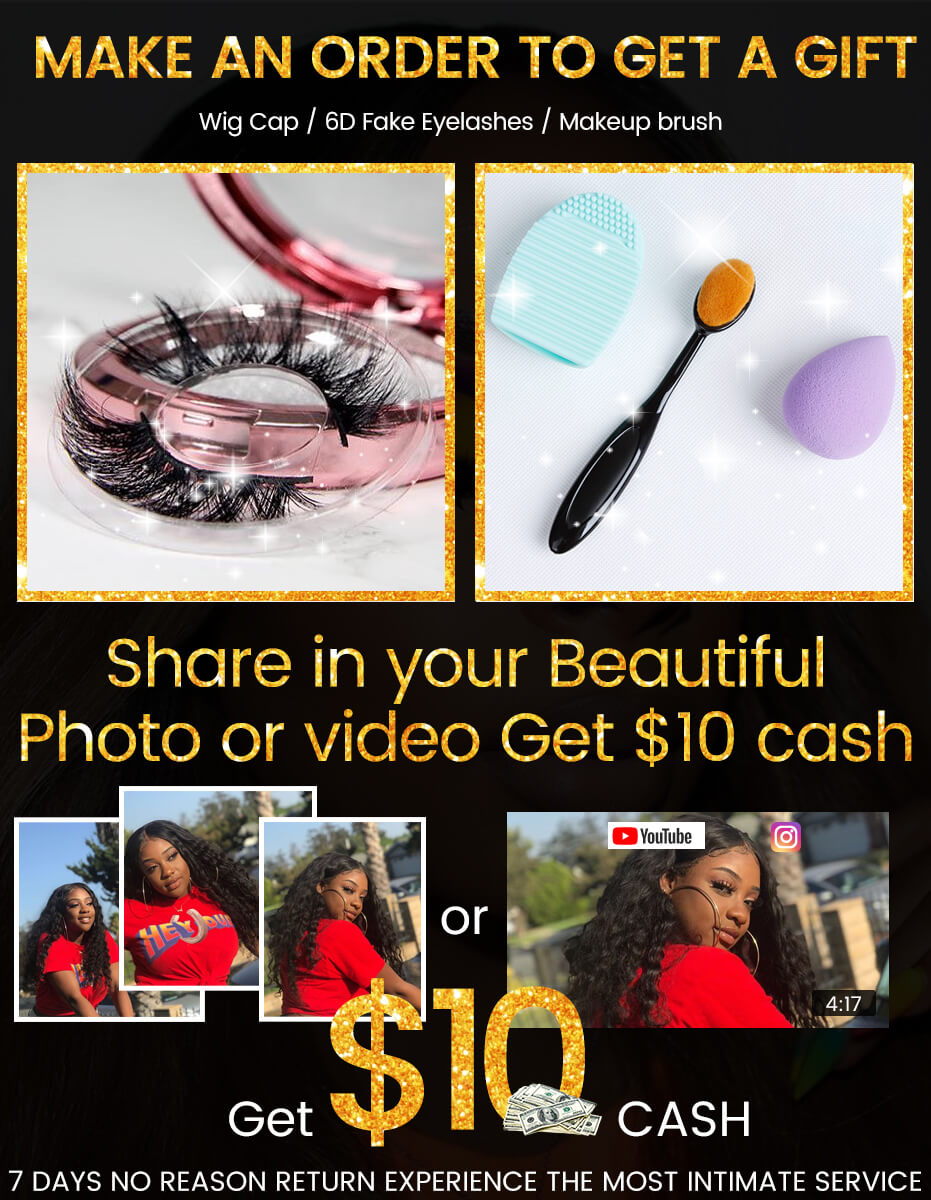 #613 Hair 3 Bundles With Closure-Body Wave - Bangsontarget