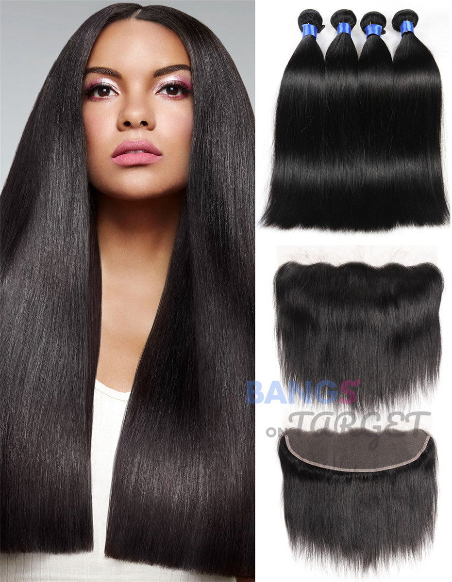 4 Bundles With Frontal-Straight - Bangsontarget
