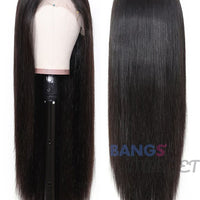 Malaysian Virgin Hair 13x6 Lace Frontal Wigs Straight - Bangsontarget