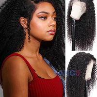 Peruvian Virgin Hair 13x6 Lace Frontal Wigs-Kinky Curly - Bangsontarget